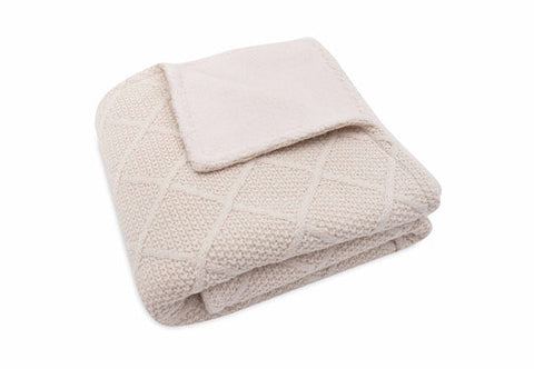 Deken Wieg Check Knit - Jollein