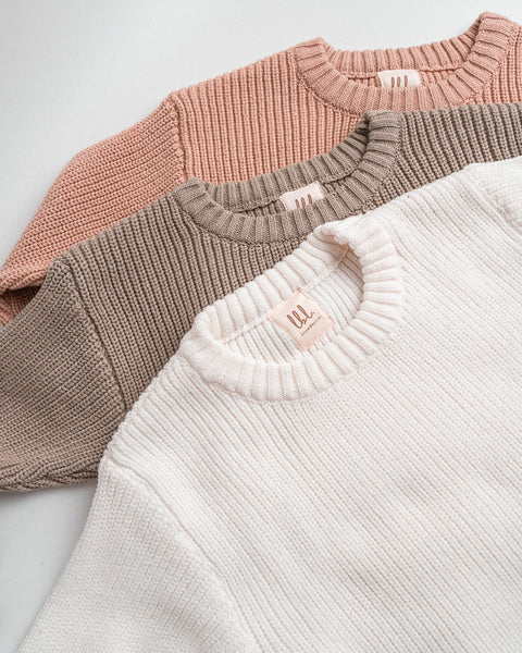 Knitted sweater met naam