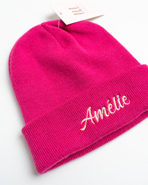 Beanie met naam