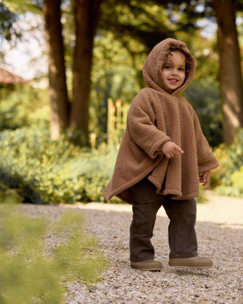 Cosy Poncho Dark Hazel - Jollein