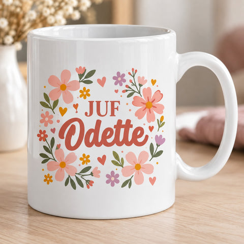 Tasse à café - Fleur Maîtresse