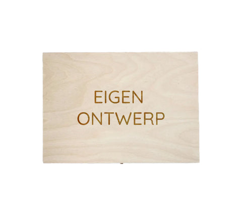 voorbeeld van een herinneringsdoos met gravering
