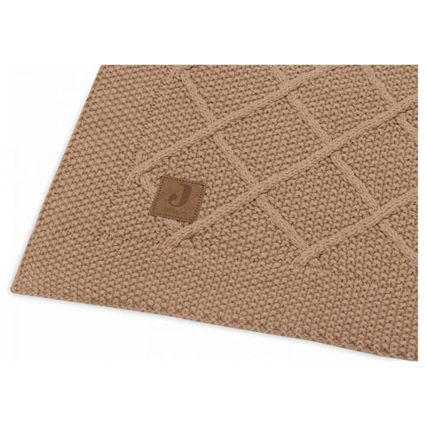 Karomuster-Strickdecke für Babybetten - Jollein