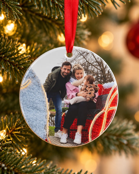 Kerstbal met foto