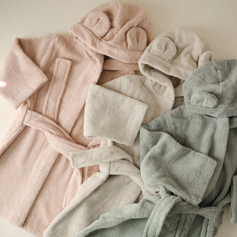 Bear Badjas met naam - MUSHIE