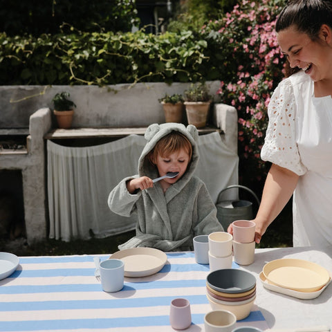 Bear Badjas met naam - MUSHIE