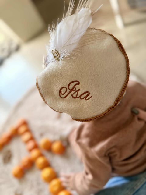 Pietenmutsje met naam geborduurd