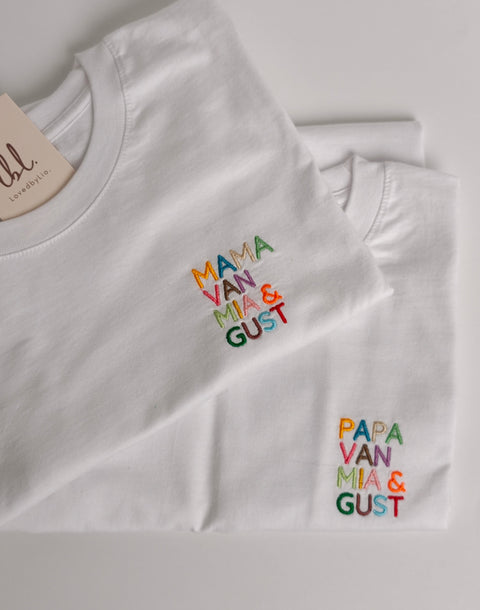 T-shirt Mama/Papa van ...