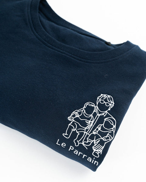 Sweater met lijntekening