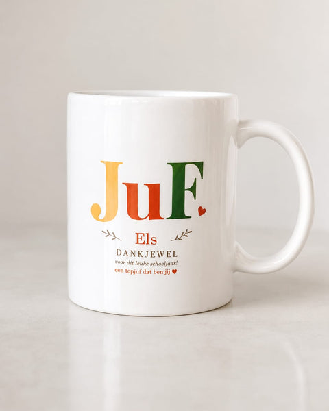 Koffietas - Liefste Juf