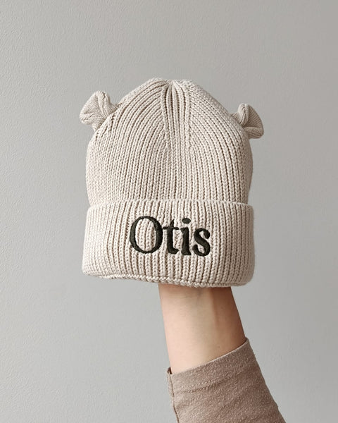 Bonnet d'hiver pour bébé ours