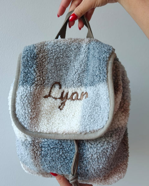 Rugtasje Check Boucle - Jollein