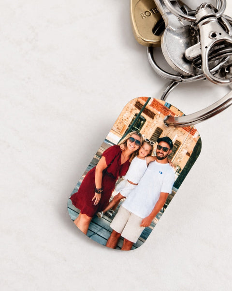 sleutelhanger met foto gesublimeerd
