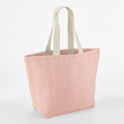 Washed Jute Strandtas