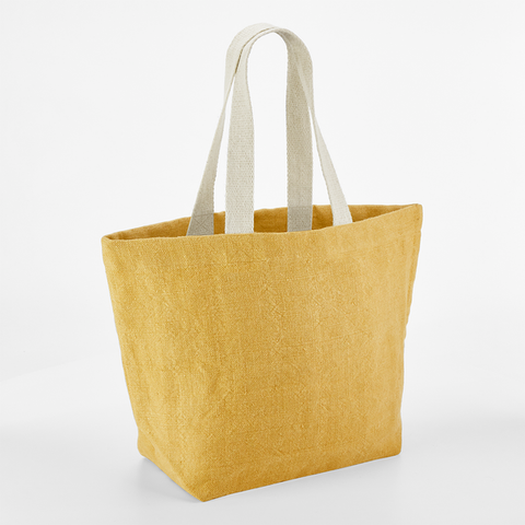 Washed Jute Strandtas