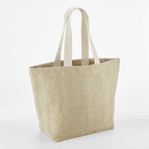 Washed Jute Strandtas